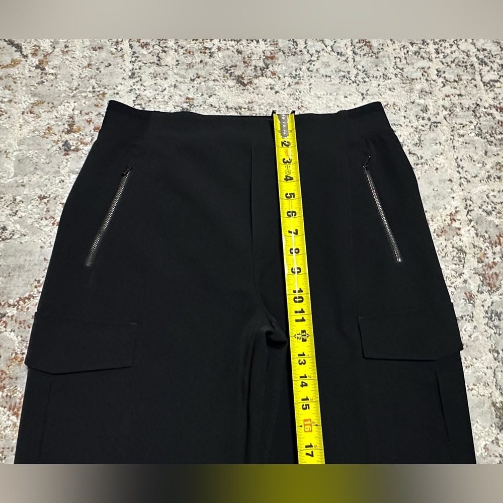 ATHLETA Endless High Rise Cargo Ankle Pant size 12 tall black - Picture 6 of 12